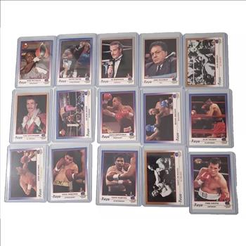 Lot of 50+ Kayo 1990 Various Vintage Boxing Trading Cards