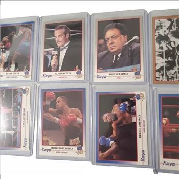 Lot of 50+ Kayo 1990 Various Vintage Boxing Trading Cards