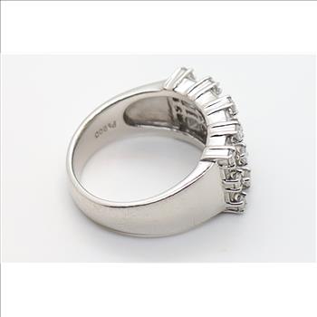 2.18 Carat Diamond Ring on Platinum Sz 7