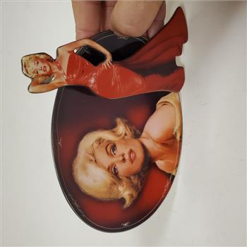 Vintage Bradford Exchange Marilyn Monroe Oval and Figure Wall Plate USA