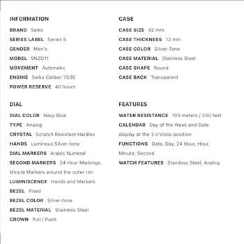 SEIKO 5 SPORTS AUTOMATIC BLACK DIAL WATCH