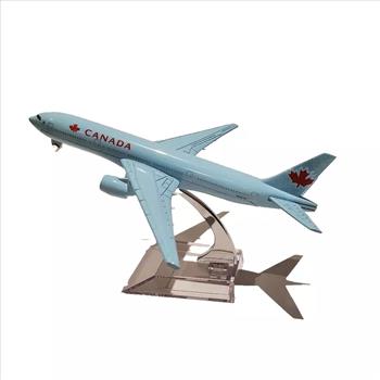 Die Cast Air Canada Model Airplane Boeing 777 Blue 7