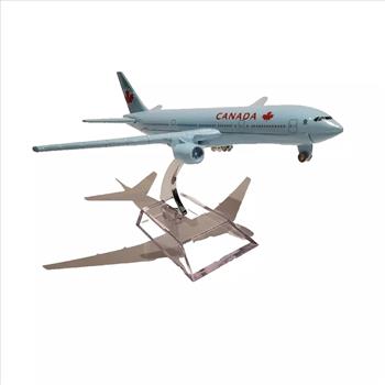 Die Cast Air Canada Model Airplane Boeing 777 Blue 7