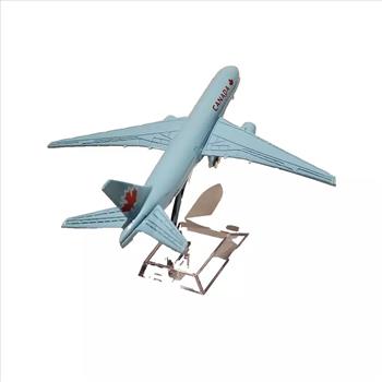 Die Cast Air Canada Model Airplane Boeing 777 Blue 7