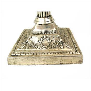 Silver Plated Solid Brass Mermaid Candlestick c. 1960s