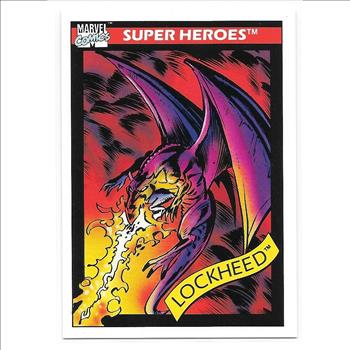 1990 Impel Marvel Universe Series 1 Trading Card #27 LOCKHEED