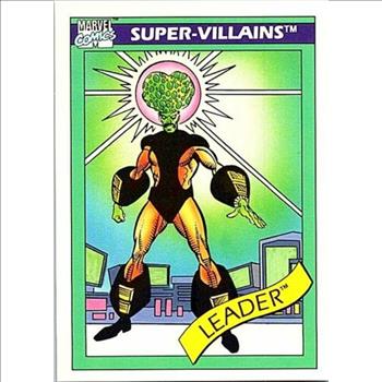 1990 Impel Marvel Universe Series 1 Trading Card #70 LEADER Super Villains