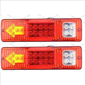 LED Integrated Trailer Lights 12V 2 Pack
