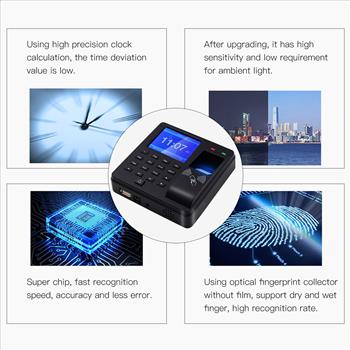 Access Control Attendance Machine Fingerprint Password Model M10
