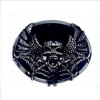 Gothic Bat Skull Metal Belt Buckle