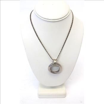 Vintage Sterling Silver Chain and Pendant