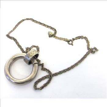 Vintage Sterling Silver Chain and Pendant