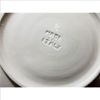 Italy Ceramic Snack Fish Plate - White