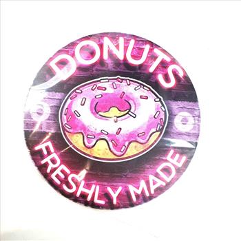 Freshly Made Donuts Metal Sign 12