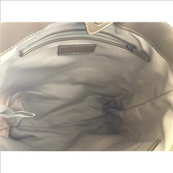 Talbots Travel Canvas Leather Tote Bag Retail $250