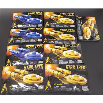 9 PCS Star Trek The Original Series Mega Bloks 2016 SDCC Exclusive 50th USS Enterprise