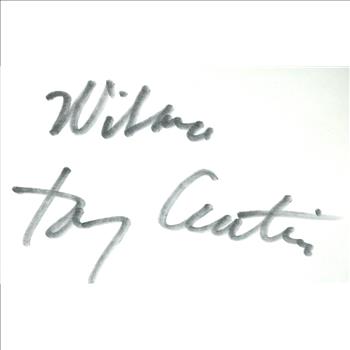 Tony Curtis American Actor RIP 2010 Spartacus Signed Autographed 3x5 Index Card w/coa $300 Retail