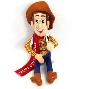 DISNEY PIXAR - TOY STORY - XMAS PLUSH TALKING WOODY