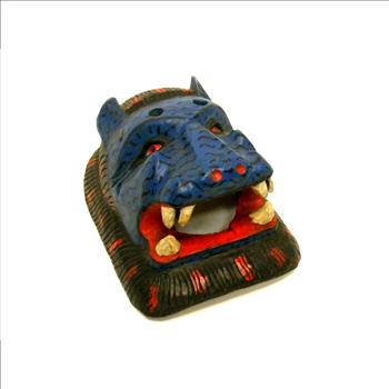 Vintage Blue Tiger Mask