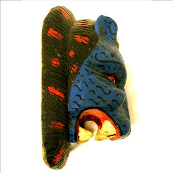 Vintage Blue Tiger Mask
