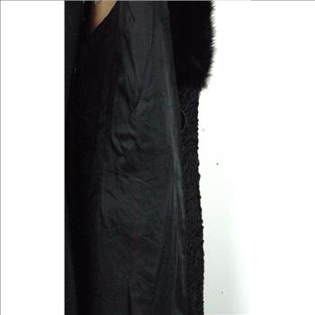 Women's Designer Full Length Persian Lamb Coat with Mink Collar - Size Med - $5,500.00 Value