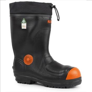 STC Footwear Cobalt Rubber Insulated Boots With Removable Liner, Size 11, Black, MSRP: $281.30