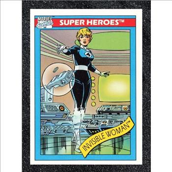 1990 Impel Marvel Universe Series 1 Trading Card Invisible Woman #43
