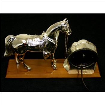 1950's Western Horse Mantle Clock