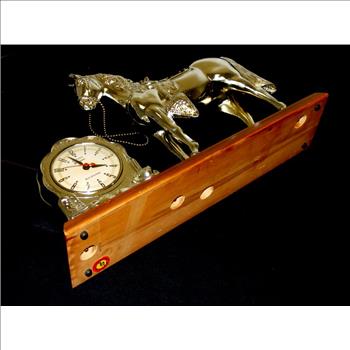 1950's Western Horse Mantle Clock