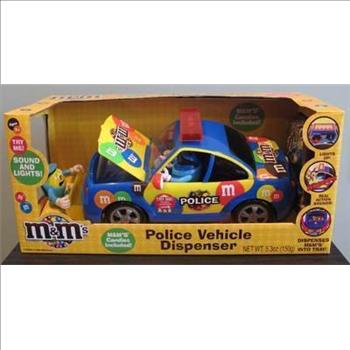 M&M Police Vehicle Dispenser (including candies) Sounds & Lights