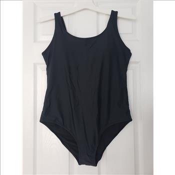 BLACK SOLID CHRIS SWIMSUIT