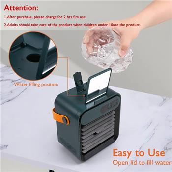 F80 Desktop Mini Air Conditioner Fan