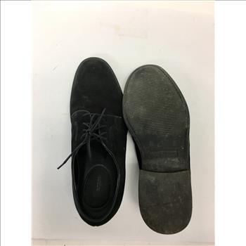 Mens Banana Republic Black Suede Oxford Shoes, 11