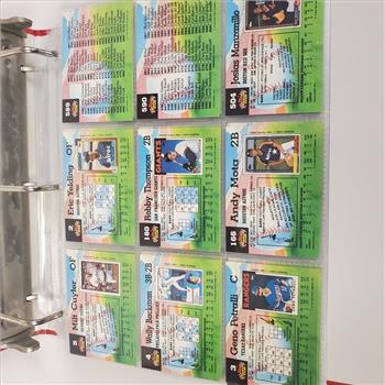 Vintage USA 1990 Fleer Stadium Club MLB Baseball Card Lot of 570 PCS