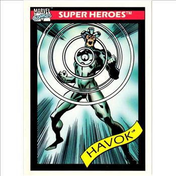 1990 Marvel Universe SERIES 1 Havok #35 Card