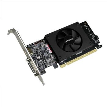 Gigabyte GeForce GT 710 2GB Graphic Cards and Support PCI Express 2.0 X8 Bus Interface 