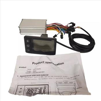Motor Brushless Controller With S866 LCD Display Panel Kit For Electric Bike