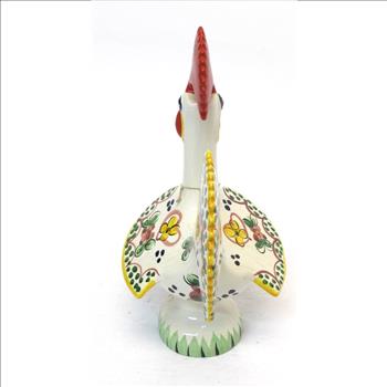 Vintage Ceramic Rooster of Luck and Happiness made in Portugal