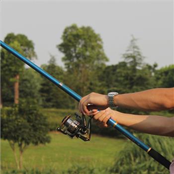 Professional Carbon Fiber Telescope Fishing Rod Travel Sea Spinning Pole 2.1m
