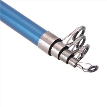 Professional Carbon Fiber Telescope Fishing Rod Travel Sea Spinning Pole 2.1m