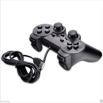 USB Wired Dual Shock Gamepad Controller Joypad Pad Shock 2 For PC Notebook New