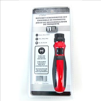 NEW 11 Piece DURAMAX Ratchet Screwdriver Set