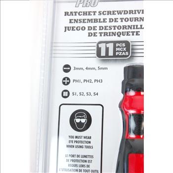NEW 11 Piece DURAMAX Ratchet Screwdriver Set