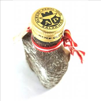 Vintage German Small Glass Bottle Flask