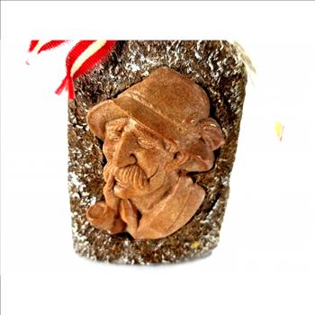 Vintage German Small Glass Bottle Flask