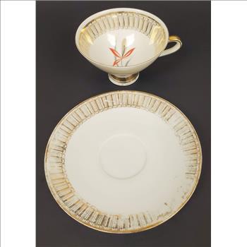 Vintage Winterling Marktleuthen Bavaria Germany Bone China Tea Cup and Saucer