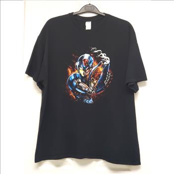 Vintage 90's Mega Man X Graphic Print Gildan Ultra Cotton Black T-Shirt, Made in Nicaragua