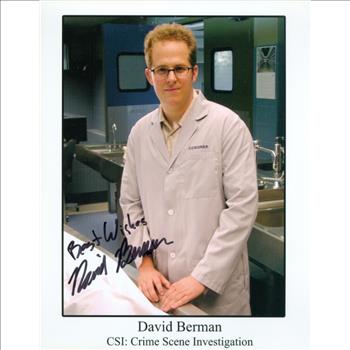 David Berman Actor CSI: Crime Scene Investigation Signed Autographed 8x10 Photo w/coa $200 Retail