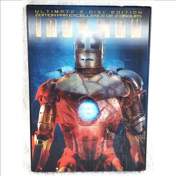 Iron Man (2008, Ultimate 2 Disc Edition) Marvel Movie With Shiny Slipcover