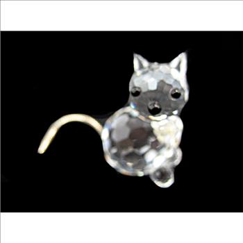 Swarovski Cat Figurine c. 1970s